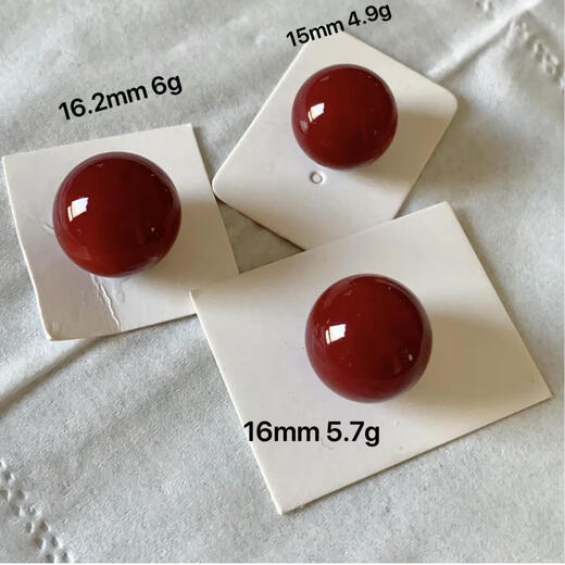 Lianju Coral Loose Beads Single Beads Deep Red Natural Japanese Materials Multi-Specifications Large Particles DIY Jewelry Qiduobao with Buddha Beads 10mm