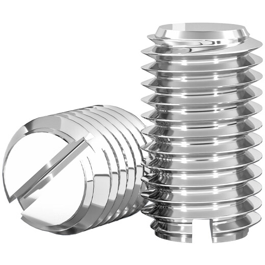 Tianzhuo Hardware 304 stainless steel flat end tight slotted screw machine meter without head wire M1.6M2M3M4M5-M10 M2*6-10 pcs