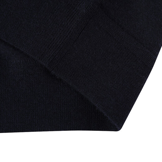 AQUASCUTUM/雅格狮丹秋冬新品男士保暖绵羊毛圆领针织衫Q4867EI071 深蓝色39 S