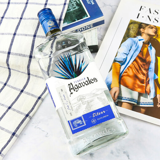 阿卡维拉斯龙舌兰 墨西哥龙舌兰特基拉酒tequila 原瓶进口洋酒 调酒基酒套装 阿卡维拉斯银龙舌兰 750mL 1瓶