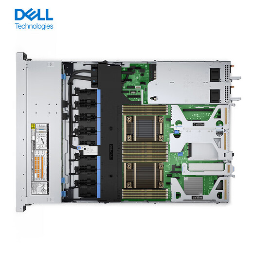 戴尔（DELL）R450 1U机架式服务器主机 网络存储虚拟化文件共享 2*银牌4310 24核48线程 128G丨960G+3*4T 丨H755丨三年质保