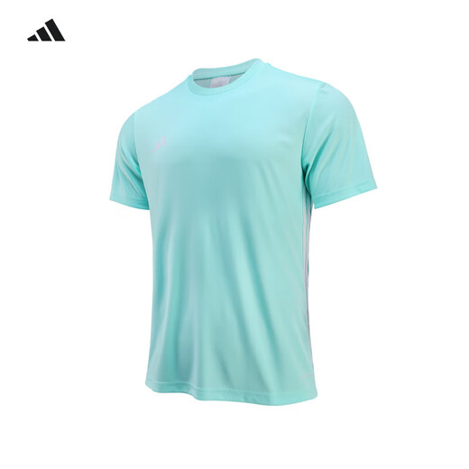
adidas men's football uniform short-sleeved t-shirt DIY printable number custom jersey competition training team uniform Mint green JW9921 3XL (190/116A)