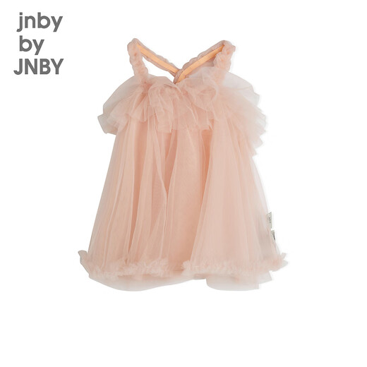 jnby by JNBY[江南布衣婴童]吊带连衣裙手工编织肩带公主裙女童婴儿YN8G10280 681淡雅粉 90 cm