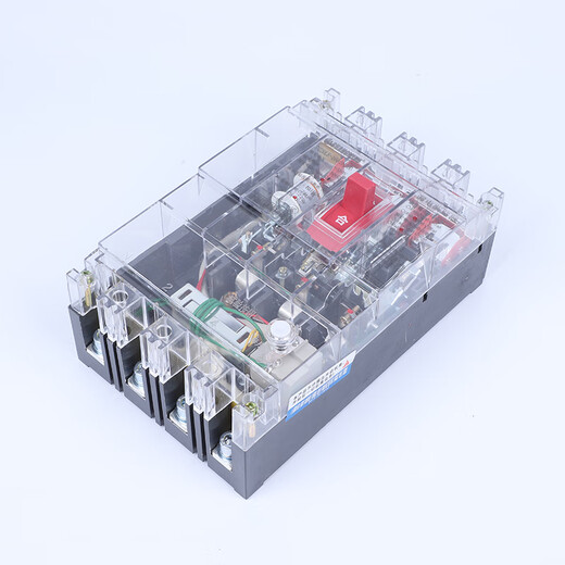 上海人民透明漏电断路器DZ20LE- 250A630A三相漏保空气开关 3P+N 100A