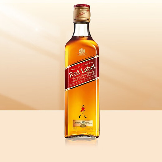 尊尼获加（JOHNNIE WALKER）苏格兰 调和型威士忌 进口洋酒 红牌 375ml*1瓶