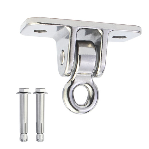 Jinchao 304 stainless steel ring swing ring swing hook ceiling aerial yoga hammock fixed sandbag fork type expansion + self-tapping screws