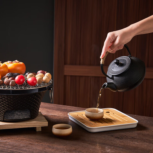 Suncojia teapot, cast iron kettle, fireside teapot, large-capacity Kung Fu tea set, teapot, kettle
