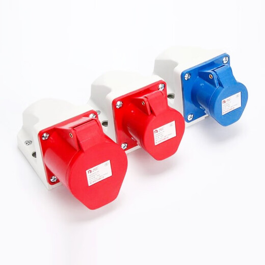 DEP2 Conector de enchufe de aviación industrial Electrical trifásico 3/4/5 Core 16A32A Pare de cabeza masculina y femenina DEP2-12532A 5 Core 415V Industrial E Industrial E