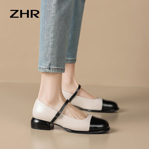 ZHR MOAFERS RETRO RETRO SPLICIAS RETRO MARY JANE SAPOS MAYERS A MOMENAS Y VERSATILES SOLO SOLO MUJERES Y686 BEIGE 40