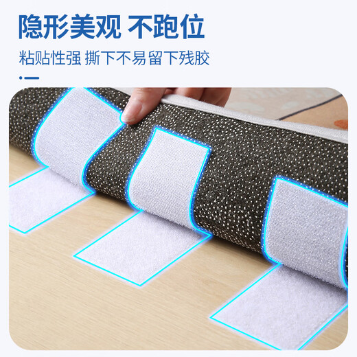 Bingyou strong double-sided adhesive Velcro self-adhesive door curtain car mat hook surface fixed cloth adhesive tape 2cm*3m
