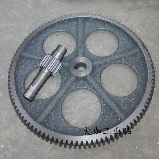 Commercial dough mixer gear, noodle machine, noodle press gear accessories, complete metal cast iron gear accessories, 49, 86 teeth, diameter 264mm, inner diameter 24mm