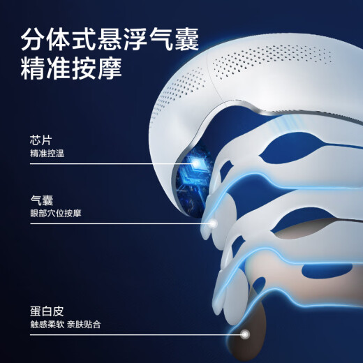 Jd.com Made Smart Eye Massager E5S Visual Hot Compress Mask Masser Massager Дети Устройство защиты глаз Массажер для снятия усталости 520 Подарки для мужчин подарки на день рождения для женщин