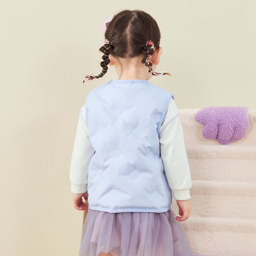 Mini Bala Winter New Style Lindo Collar Down Jacket para niños y niñas Baby Baby Warm y Fashionable Down Jacinto Purple 70602 110