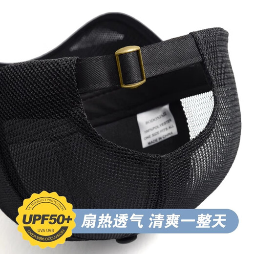 TUTORGOOSE夏季新款鹅奢镂空透气网格棒球帽男秋冬大头围薄款帽子防晒遮阳帽 高顶-深灰黑标 L 正常码（55-60cm）