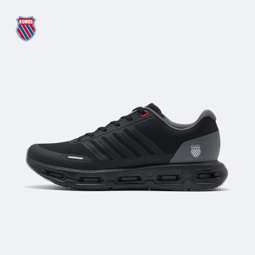 
KSWISS men's spring new fashion comfortable shock-absorbing sports breathable casual shoes 9277-M 030 pure black/fantasy silver 40