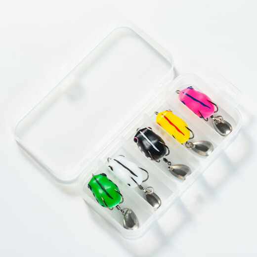 Comaire Thumb Thunder Frog Set Long-range Casting False Bait Sequin Blackened Fishing Bait Bionic Blackfish Special Killing Lua False Bait Fishing Gear Set