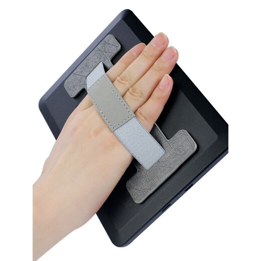Kailianwei tablet ipad handheld patch kindle one-handed artifact tablet palm rest hand strap telescopic handheld device black 14cm*6cm+3m glue