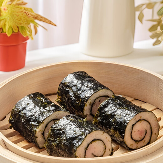 包道 紫菜猪肉卷420g 3条装 广式点心广东早茶早餐速冻食品