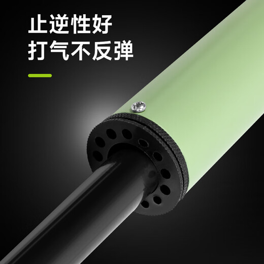 永久自行车打气筒足球篮球充气电动电瓶车通用气管短款马卡绿