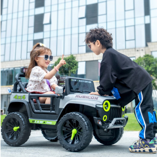 
Yunya Children's Electric Vehicle Tank 300 Off-road Vehicle Four-wheel Drive Remote Control Boy Girl Baby Toy Car Can Sit Adult Four-wheel Drive 12V7 Large Electric Leather Seat + Remote Control Bluetooth + Swing 61 Children's Day Gift Boy