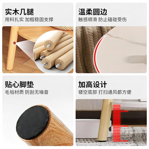 Quanpinwu small round table tea house for living room simple sofa side table Nordic bedroom bedside table mini balcony small table