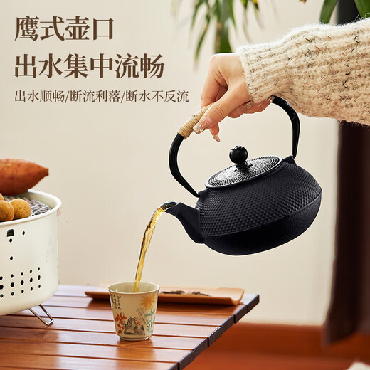 Suncojia teapot, cast iron kettle, fireside teapot, large-capacity Kung Fu tea set, teapot, kettle