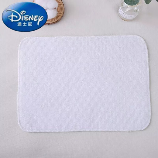 Disney recién nacido almohadilla de separador de orina de orina impermeable y lavable algodón algodón algodón algodón de algodón de algodón pequeños pañales a prueba de fugas almohadillas de pañales marrón y blanco 25*35 paquete de prueba 1