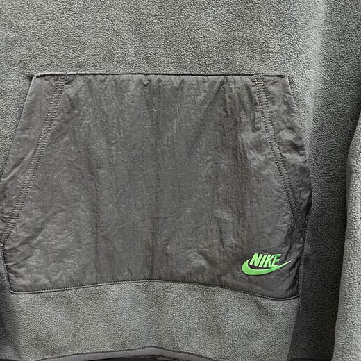 Nike Sweatshirt Jacket Herren neuer Winterfleece Sportswear warmes lässiges runde Nackenpullover Top DD4855-068/GRAY/INNER FLEECE XL/Vorgeschlagen 150-180jin [Jin entspricht 0,5 kg]