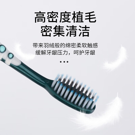 Excellent care soft bristle toothbrush, high-end toothbrush, ultra-fine soft, high-density, large-head silk, independent high-end packaging, universal for men and women, 830 models, 5 high-end ultra-dense soft bristle toothbrushes