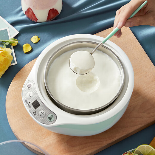 小熊（Bear）酸奶机 家用全自动米酒机不锈钢内胆酸奶发酵纳豆机 陶瓷4分杯内胆 微电脑定时控温 微电脑【1+4分杯】SNJ-B10U3