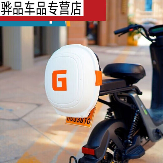 适用于电动自行车后备箱 电动车后备箱尾箱储物箱雅迪爱玛小电动 L9928磨砂白色普通款