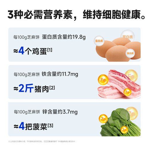 糖友厨房糖友厨房DHA藻油高钙黑芝麻饼干孕妇控营养零食无糖精糖尿病小吃 5盒装【家庭装】825g