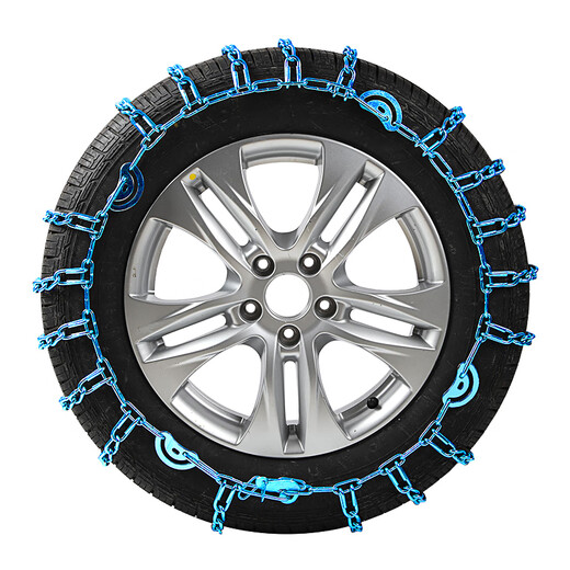 Auto Reifen Anti-Schlupf-Kette Limousine SUV Offroad Fahrzeug Pickup Universal Snow Notfallkette Verschlüsselung Fett weiß 15565R14 Fett 2 Teile