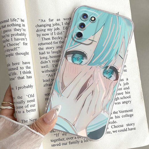 永不变OPPOa55s手机壳a55初音未来a56蓝眼睛A55s透明PEMM00防摔软胶套女 初音未来TY655透明太空壳 OPPO A56