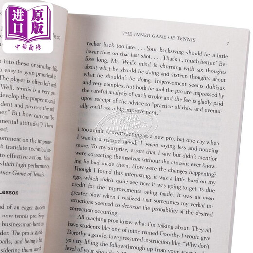 身心合一的奇迹力量 50周年版 英文原版 The Inner Game of Tennis	W Timothy Gallwey 比尔盖茨书单