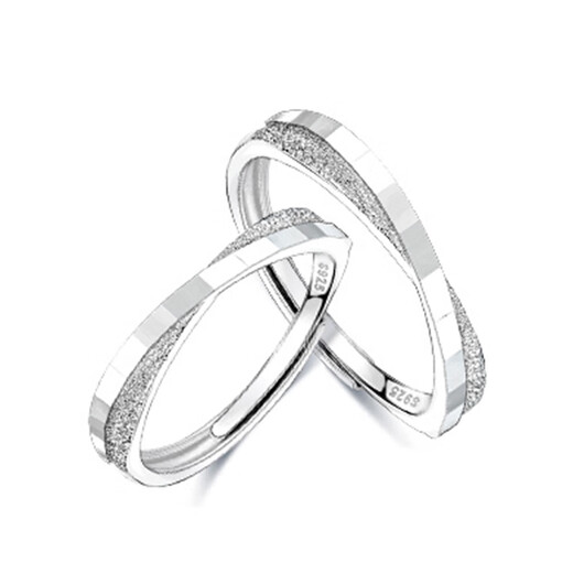 MZMZ Couple Platinum Ring PT950 Platinum Pair of Rings Requesting Engagement Ring Valentine's Day Birthday Gift for Girlfriend or Wife Light Luxury Style - Live Pair of Rings Local Warehouse/Next Day Delivery