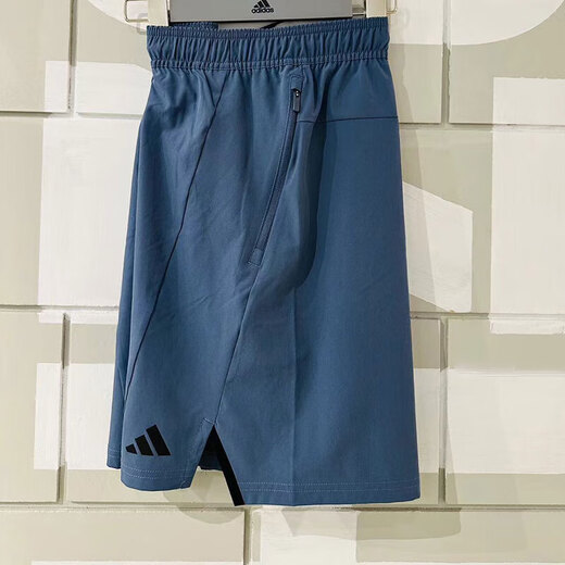 阿迪达斯 （adidas）短裤男裤2025夏季新款五分裤健身透气宽松休闲裤跑步训练运动裤 IS3833蓝色 XL 7