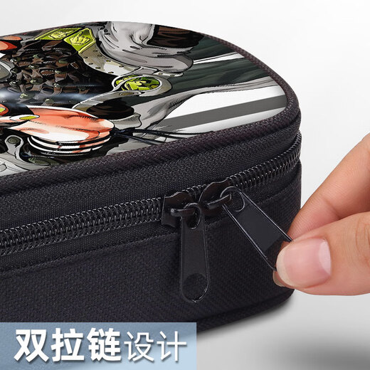 jojo的奇妙冒险笔袋小学生文具盒初中生铅笔盒笔盒男童男孩子男孩款男生大容量文具铅笔袋学生文具袋新款 帆布笔袋ZQ15260