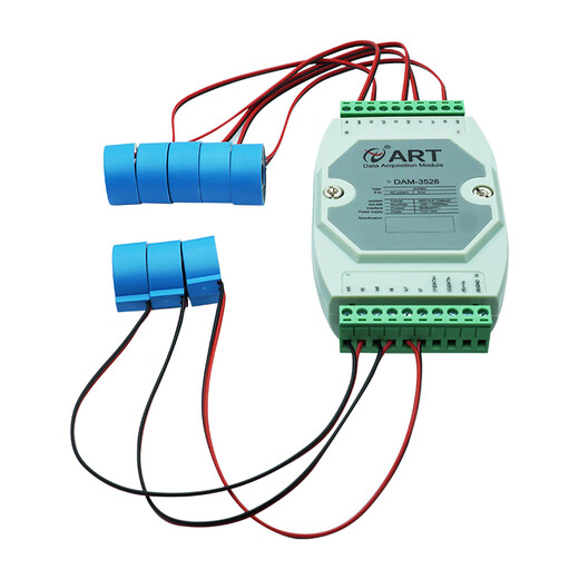Altai Technology 3/8/16-channel AC current acquisition module RS485ModbusRTU open/closed transformer DAM-3523 (3-channel AC) closed port below 10A