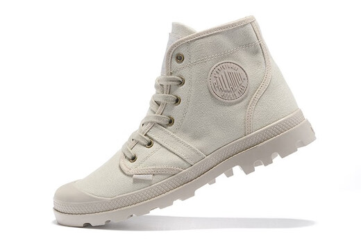 PALLADIUM official website French PALLADIUM Palatin men's shoes mid-to-high top canvas shoes workwear Martin boots women's shoes trend black 40 size larger one size recommended to take a small size
