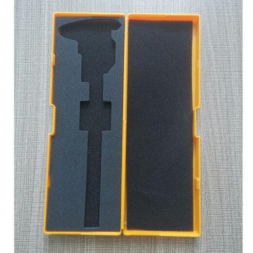 Electronic digital display with meter vernier caliper plastic box 0-150 0-200 0-300mm hardware tool packaging box with meter 0-200 black