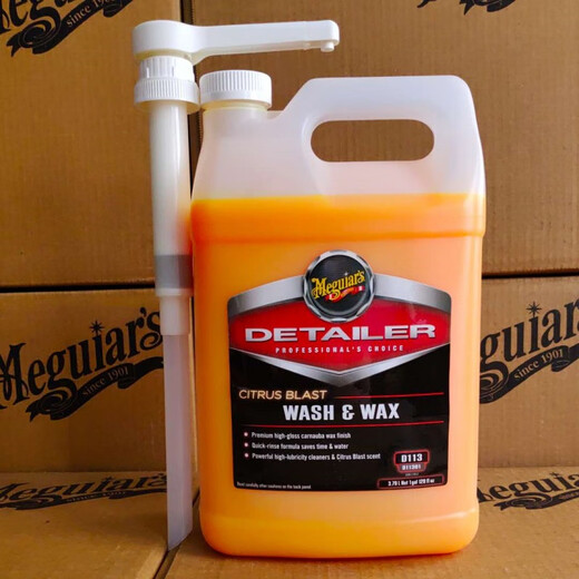 Micron Power Citrus Gloss Car Wash D11301 Contient la cire de carnauba neutre et douce, odeur parfumée D11301 Original 3790 ml