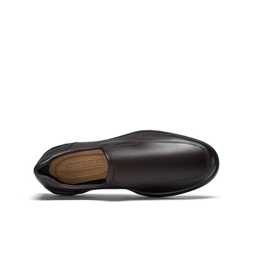 Chaussures en cuir décontractées ECCO, mocassins d'un pied Business Cow Hide Casual Men's Shoes S Lightweight Mixed 520314 Mocha Brown 52031402178 42