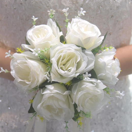 Collection de certificat de mariage de fleurs à main