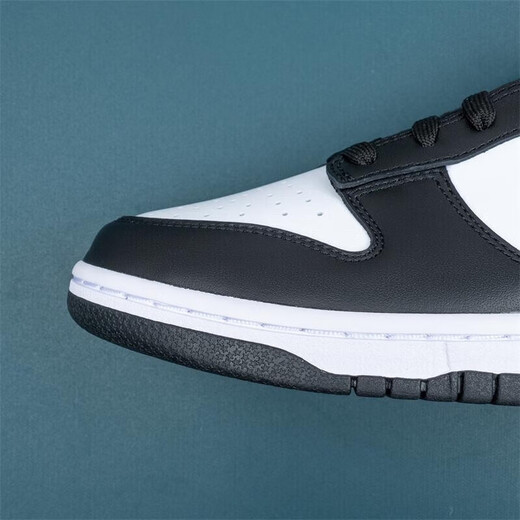 乔一麦Dunk Low White/Black黑白熊猫低帮男女休闲儿童运动板鞋 DD1391-104 白紫 46