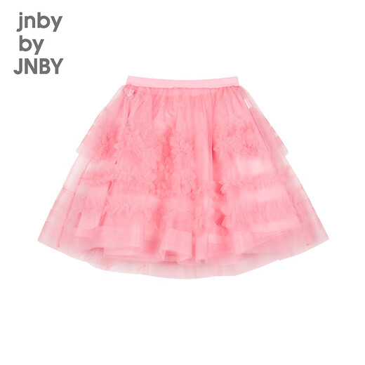 Jnby von Jnby Jiangnan Stoff Kinderkleidung Mesh Kurzrock Spitze Süßes Prinzessin Rock Frühlingskinder Kinder 1O1D12240 620/Sakura Pink 140 cm
