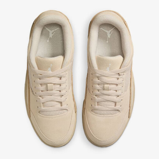 Nike (Nike) zapatos casuales zapatos para hombres zapatos para mujeres 2025 Summer Nuevas zapatillas de vuelo Jordan Shoes Low Top Shoes FZ9854-200 Legend Brown/Sai White 40