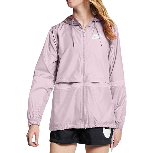 耐克（NIKE） 女装 新款运动跑步时尚舒适透气防风休闲连帽夹克BV3940-102 AJ2983-695 S