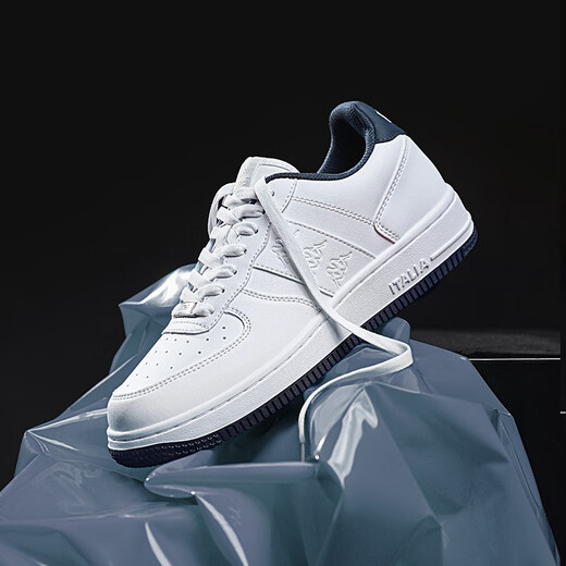 
Kappa official back-to-back thick-soled sports shoes for women in summer new versatile casual white shoes for women Haichang Blue 37