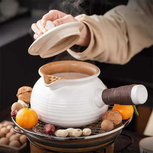 Youshang original ore clay pots and pots can be used for dry-firing household large-capacity boiled milk tea roasted milk fried tea pots and pots Large gradient coffee stone scoop pots and pots Inner enamel 950 701mL (inclusive)-800mL (inclusive)